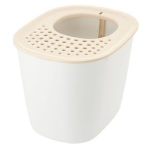 リッチェル　ラプレ　砂取りネコトイレ　ホワイト　猫用　トイレ　固まる砂用