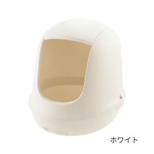 リッチェル　ラプレ　ネコトイレ　フード付　ホワイト　猫用　トイレ　固まる猫砂用