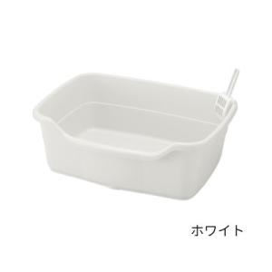 リッチェル　ラプレ　ネコトイレ　深型60　ホワイト　猫用　トイレ　固まる猫砂用