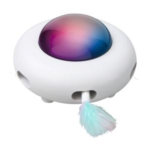 貝沼産業　にゃんだUFO　猫用　おもちゃ　猫じゃらし　電動　