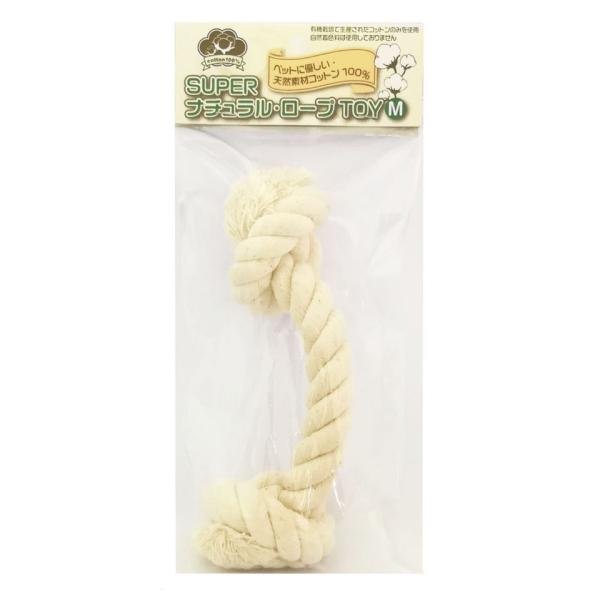 貝沼産業　superナチュラル・ロープTOY 　Mサイズ　犬用　おもちゃ　天然素材　コットン　デンタ...