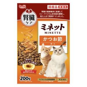 スマック ミネット 腎臓ケア ささみ添え 200g 国産 猫 成猫用総合栄養