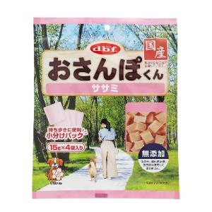 d.b.f　デビフ　おさんぽくん　ササミ　60g（15g×4袋）　国産　犬用スナック　おやつ　小分け...