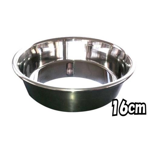 国産　本間器物　ステン皿型食器１６ｃｍ　犬用　ステンレス食器