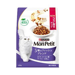 ★税込8,000円以上で送料無料★ ネスレ　モンプチ　バッグ　5種のフィッシュブレンド　６００ｇ　【...