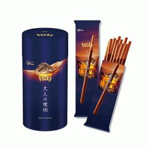 ポッキー 大人の琥珀 1箱 6袋入り チョコレート ウイスキーに合う贅沢ポッキー  江崎グリコ