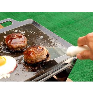 鉄板 スクレーパー ステンレス BBQ用 ヘラ...の詳細画像2
