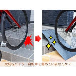 段差解消スロープ 車 バイク 自転車 段差スロ...の詳細画像2