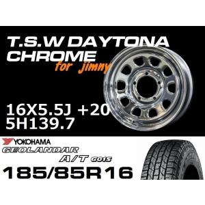 新型 ジムニー ホイール TSW デイトナクローム 16X5.5J-18 TOYO OPEN