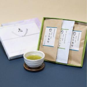 送料無料深蒸し煎茶特撰ゆしかざ1本&ふじかぜ2本セット　知覧茶 鹿児島茶と静岡茶の仏事 法事用ギフト 日本茶 緑茶 お茶｜teracha