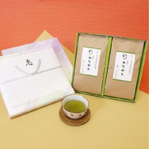 茎茶かりがね2本セット　知覧茶 鹿児島茶の仏事 法事用ギフト 日本茶 緑茶 お茶｜teracha