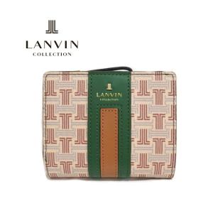 LANVIN（ランバン） 二つ折り 財布 がま口小銭入れ レディース 新品