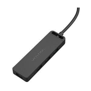 ベンション Type-C to4ポートUSB3.0ハブ ABSタイプ ブラック TG-8221 1台【メーカー直送】｜teramachi-pro