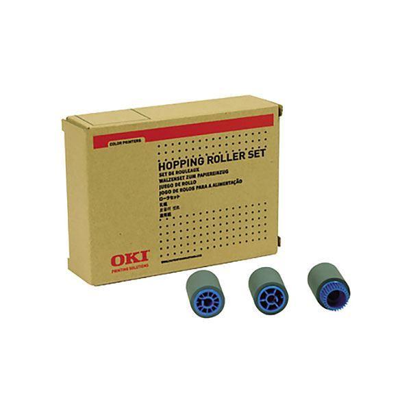 (まとめ) 〔純正品〕OKI RS-C3RT 給紙 ローラーセット（トレイ1・ゾウセ） 〔×3セット...