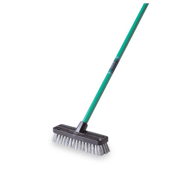 テラモト公式 ワイドデッキブラシ 24cm 床洗浄用 玄関ブラシ ベランダ 風呂 浴室 タイル 掃除...
