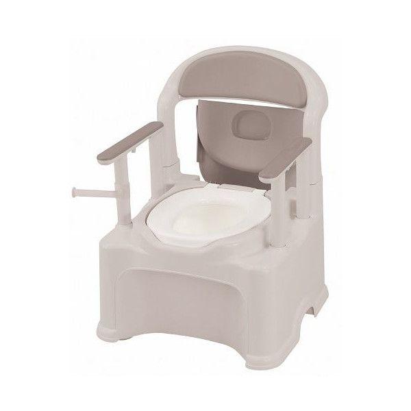 リッチェル ポータブルトイレ きらく PS2型 普通便座 47530