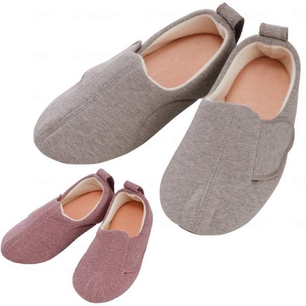 徳武産業 あゆみシューズ 両足 室内用 スリットベルト 3〜7E相当 女性用 男性用 2233