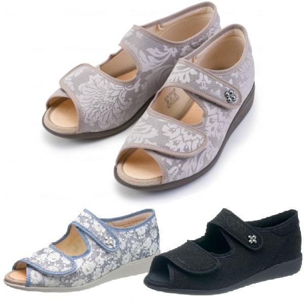 アサヒシューズ（アサヒコーポレーション） 快歩主義 L133SL 婦人用 両足 3E 介護シューズ ...