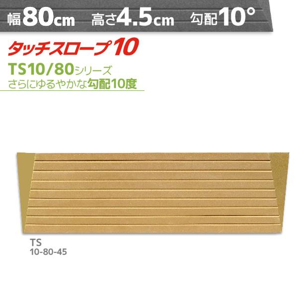 シンエイテクノ タッチスロープ10 TS10-80-45 ゆるやかな勾配10度・10° 幅80cm×...