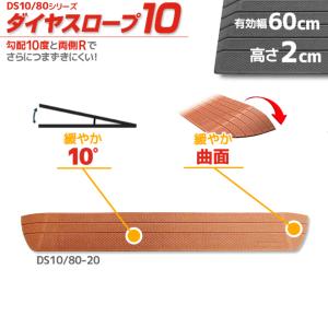 段差解消リフォーム シンエイテクノ ダイヤスロープ DS76-70 幅76cm
