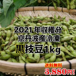 2021年度収穫　京丹波産　冷凍黒枝豆1kg（500g×2パック）