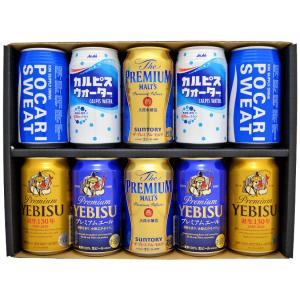 プレミアムモルツ・ヱビス6種アソート 350ml×12本 （6種×各2本