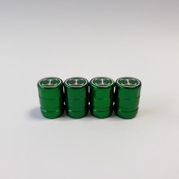 TDW 12face cut エアバルブキャップ 4個入 グリーン