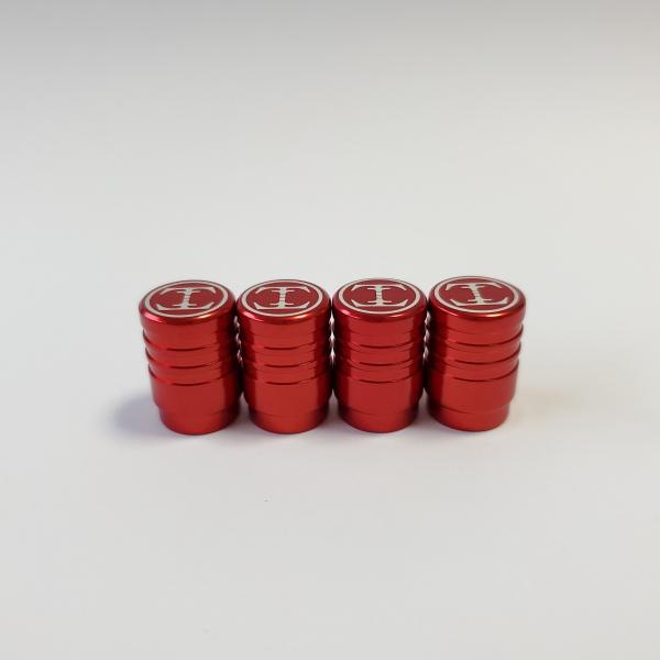 TDW 3Line エアバルブキャップ 4個入 レッド