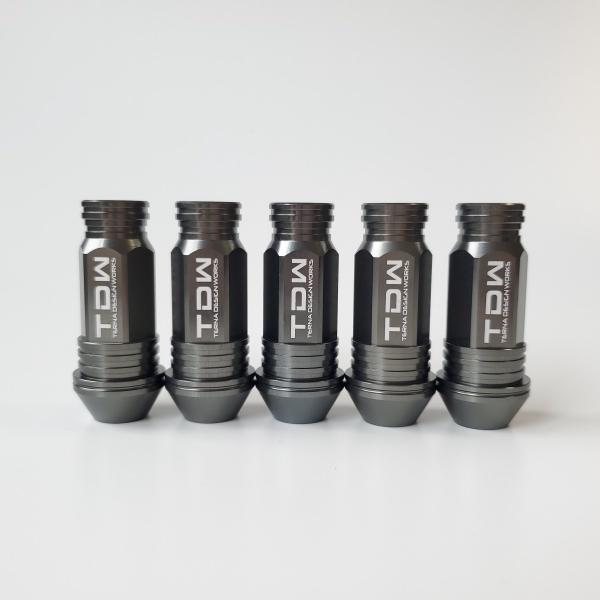 TDW カラーナット M12×P1.25 60F 20個 ガンメタ