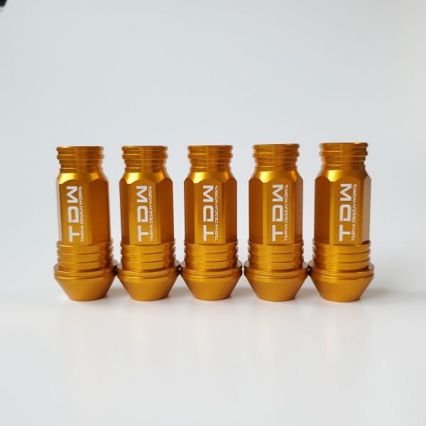 TDW カラーナット M12×P1.25 60F 20個 ゴールド