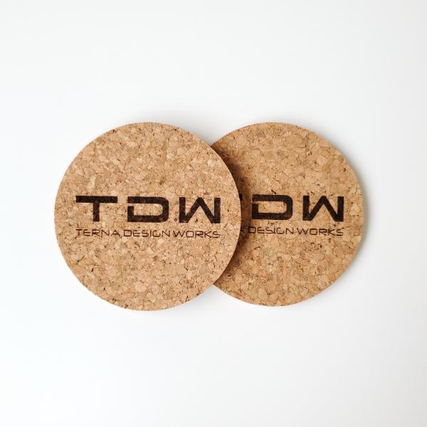 TDW ロゴ コースター