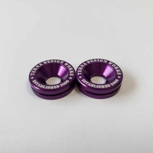 TDW ローゼットワッシャ 2個 パープル