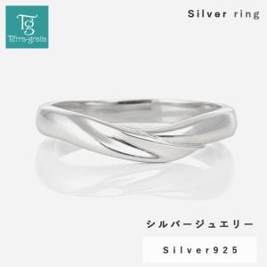 エーアンドジー 【セール】 A&G メンズ スクロール シルバー リング