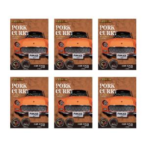 レトルトカレー トヨタ 博物館 カレー PORK CURRY (ポークカレー)  200g 6個セット｜terrace-carfan
