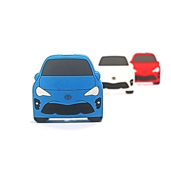 [Car fan] 充電 ケーブル カバー マスコット  コネカー 86 ブルー