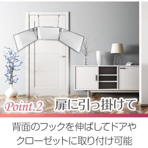 三面鏡 壁掛け 洗面 化粧鏡 収納 姿見 壁か...の詳細画像3