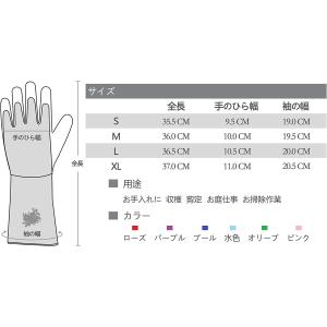 ガーデニンググローブ 園芸用手袋 バラ 薔薇 ガーデングローブ ガーデニング手袋 防水 トゲ トゲ防止 花柄
