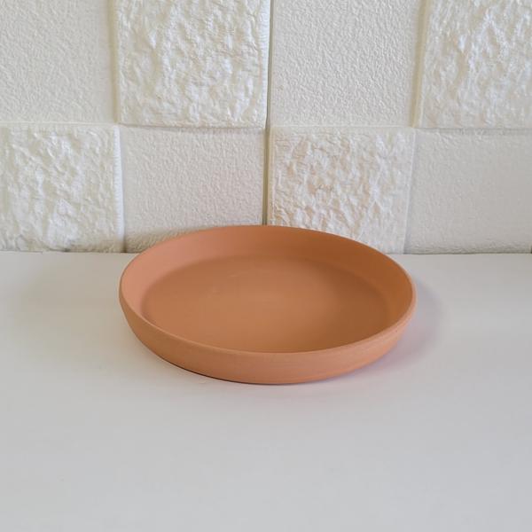 受皿 4寸皿 植木鉢 園芸用品 テラコッタ皿 オリジナル