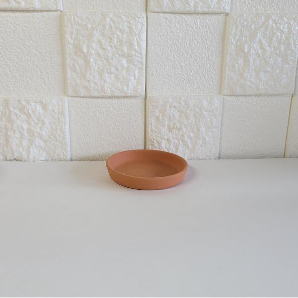 受皿 2.5寸皿 植木鉢 テラコッタ 園芸用品 オリジナル テラコッタ皿