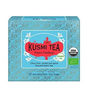 KUSMI TEA クスミティー プリンス ウラディミル 2.0g x 20ティーバック オーガニック 有機JAS認証 紅茶