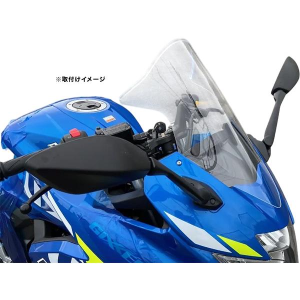 アクリポイント ACRY-Point SUZUKI ジクサーSF250用 クリアスクリーン 1303...