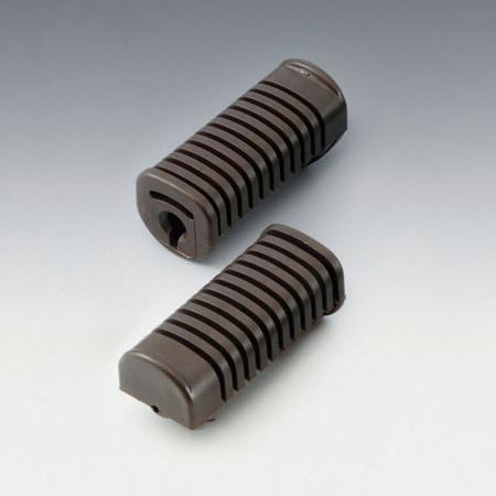 キジマ KIJIMA リトルカブ / スーパーカブ / エイプ等用 ステップラバー ブラウン 左右S...