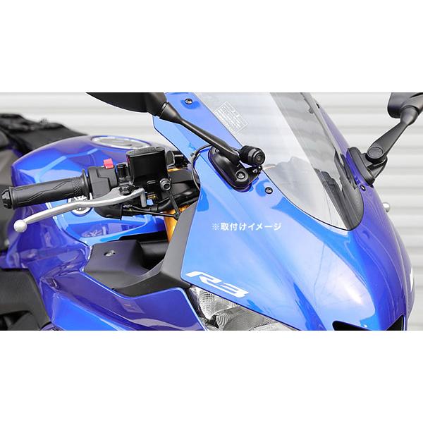 キジマ KIJIMA YZF-R25 / YZF-R3 2019Y-用 ドライブレコーダー フロント...