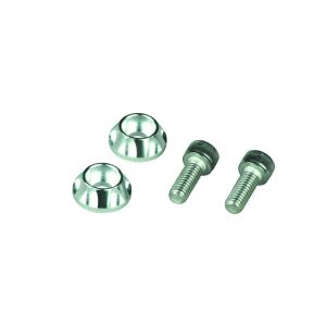 ポッシュフェイス POSH Faith NASAタイプ ナンバープレートホルダーセット M6 シルバ...