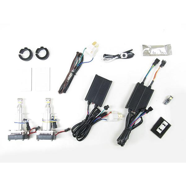 ロービーム点灯時も両目点灯が可能に プロテック Xフォース X FORCE SG79J用 LEDヘッ...