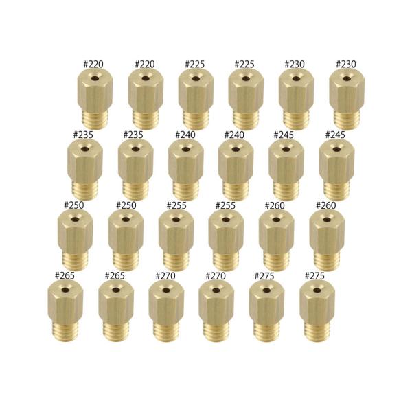 ポッシュフェイス POSH Faith メインジェットセット ミクニ 六角大 #220#225#23...