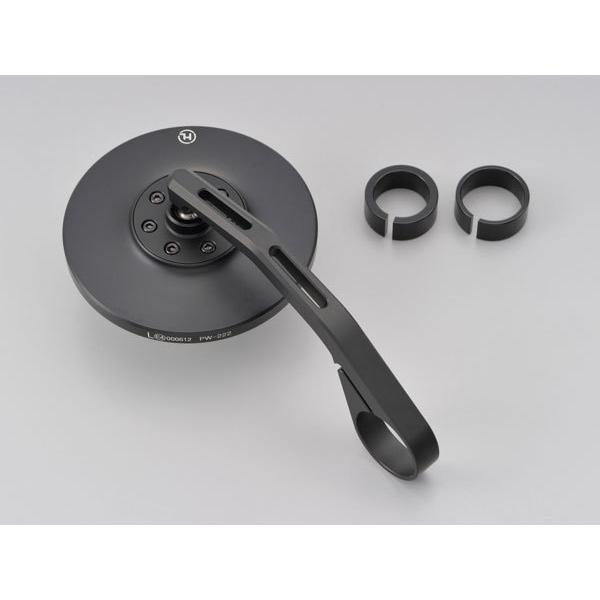 デイトナ DAYTONA HIGH SIDER バーエンドミラー コネロ ロング マットブラック【左...