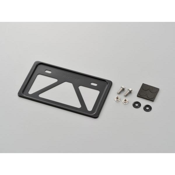 デイトナ DAYTONA 軽量ナンバープレートホルダー リフレクター無し Sサイズ 原付用角型 ブラ...
