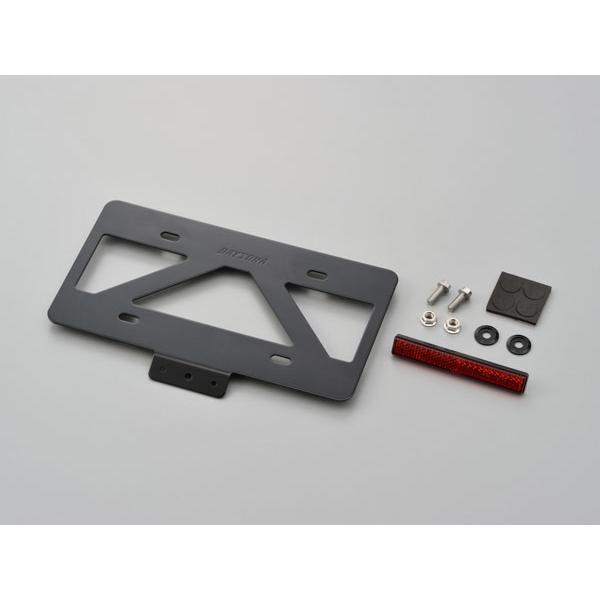 デイトナ DAYTONA 軽量ナンバープレートスタビライザー リフレクター付き Lサイズ 126cc...