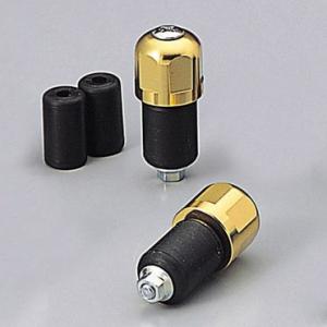 ハリケーン HURRICANE φ22アルミサイドキャップ フライス入 ゴールドアルマイト HB03...